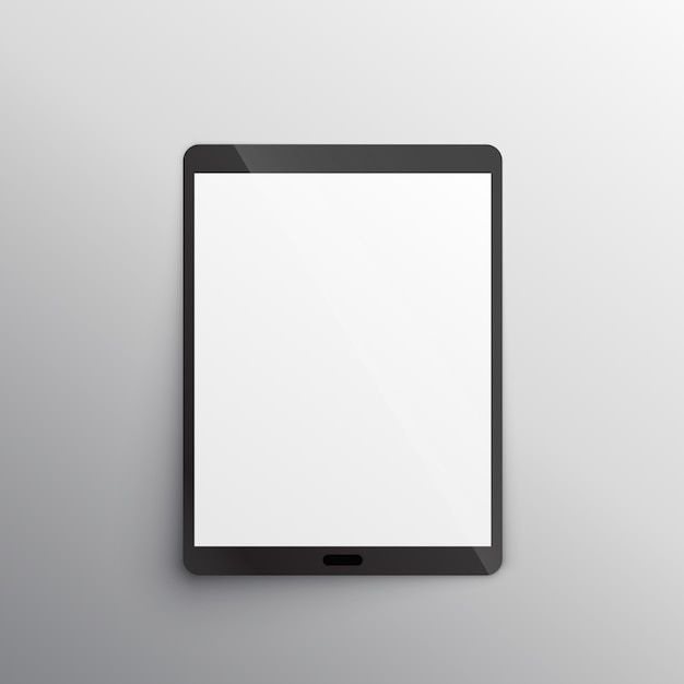 Tablet-Gerät Mockup Design-Vektor