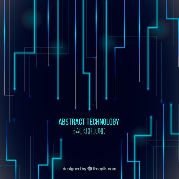 Technologiehintergrund in der abstrakten Art