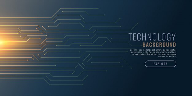 Technologiehintergrund mit Schaltplan