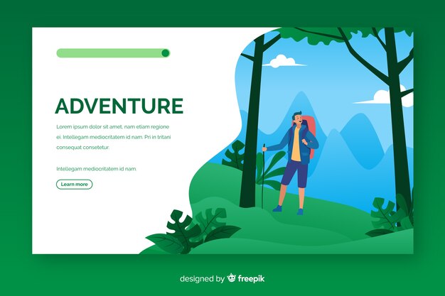 Template Adventure Landing Page