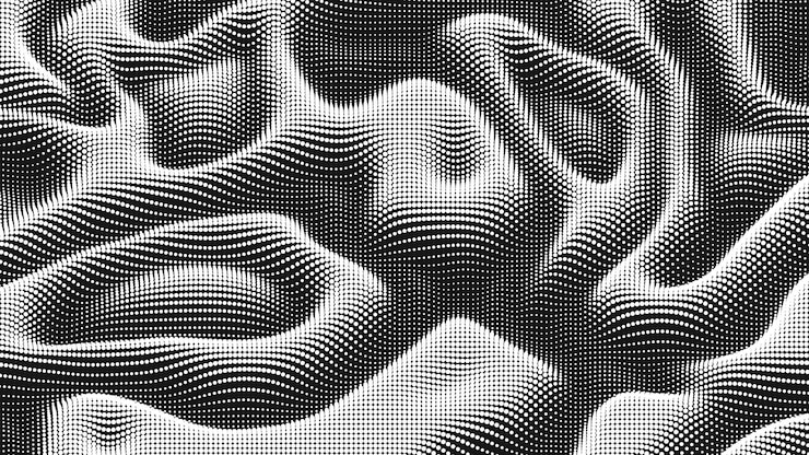 Kostenlose Vektor textur des punktwellenrauschens