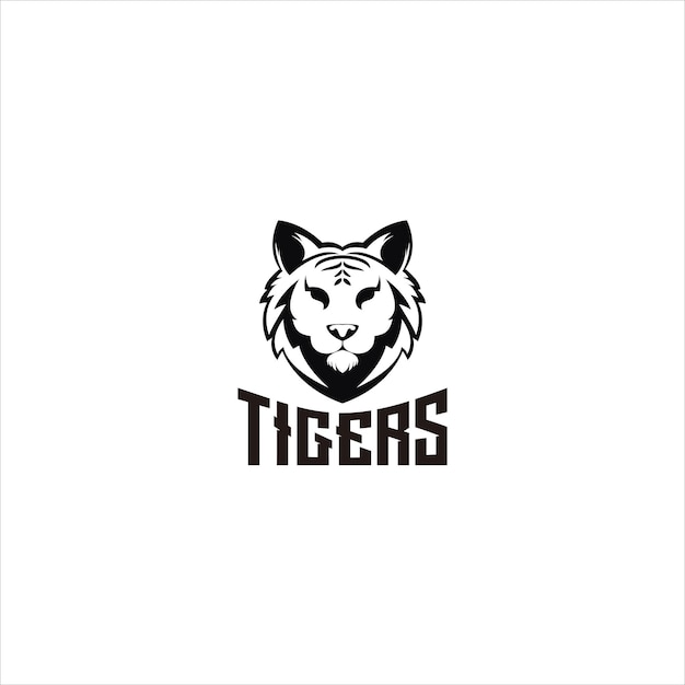 Tiger logo maskottchen e sport illustration