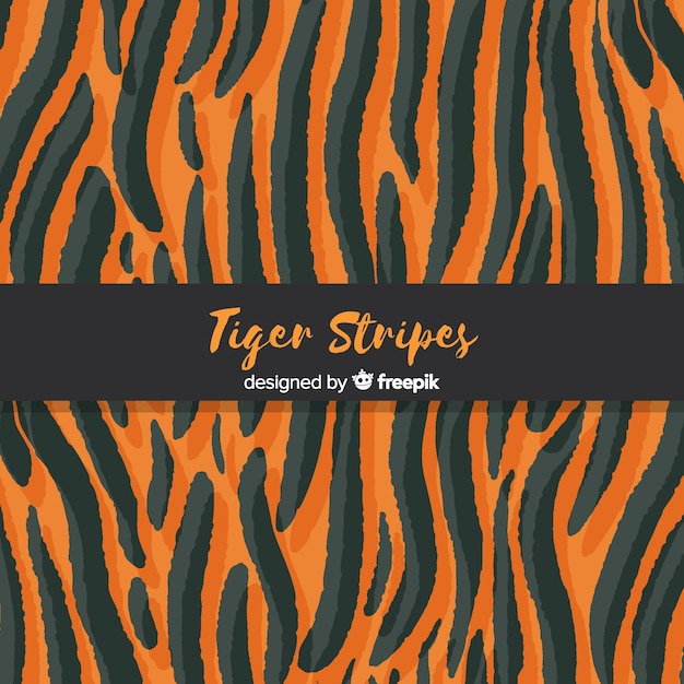 Tiger streift Hintergrund