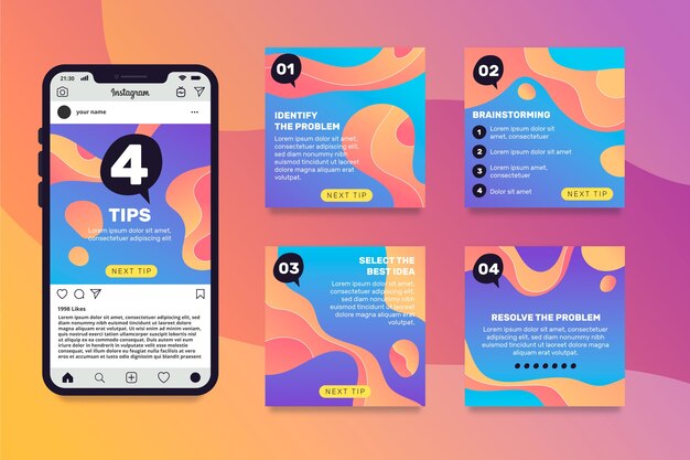Tipps Instagram Post Sammlung