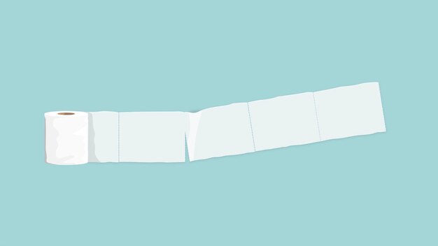 Toilettenpapier-Tissue-Banner-Element-Vektor