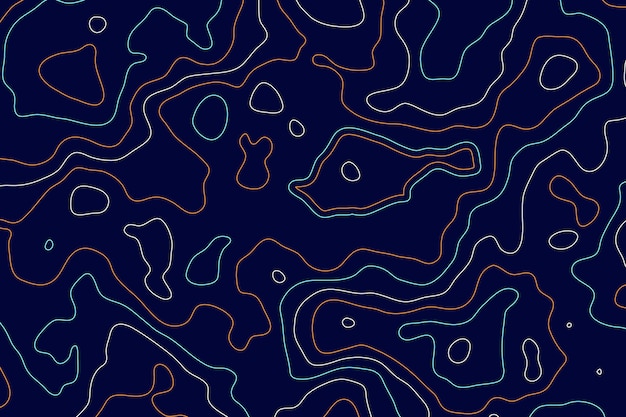 Topographisches Kartenhintergrundkonzept