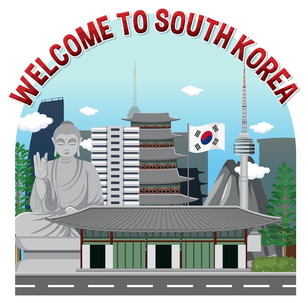 Kostenloser Vektor traditionelles symbol der koreanischen elementnation