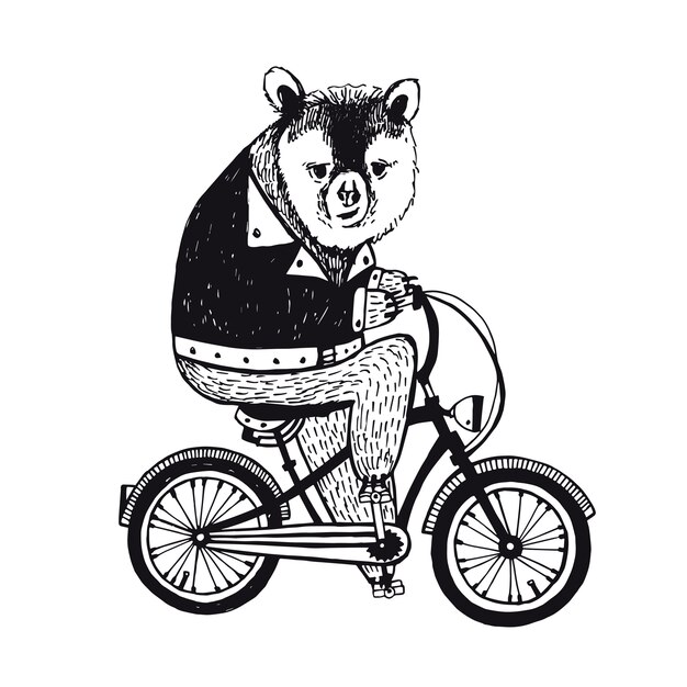 Fahrrad-vorlage-grafik-design | Kostenlose Vektor