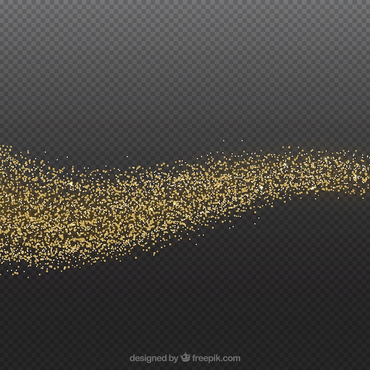 Kostenlose Vektor transparenter glitterhintergrund