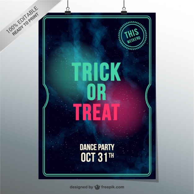 Trick or treat tanzparty vektor