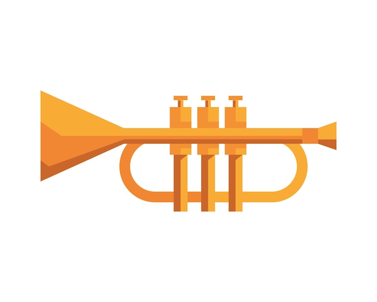 Kostenlose Vektor trompetenmusikinstrument