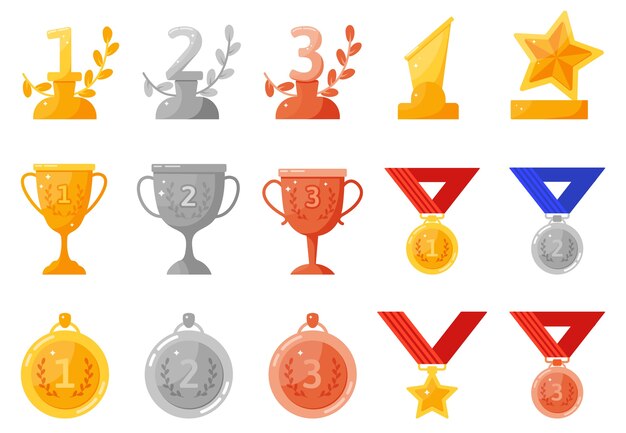 Auszeichnung Medaille Vorlage Premium Vektor