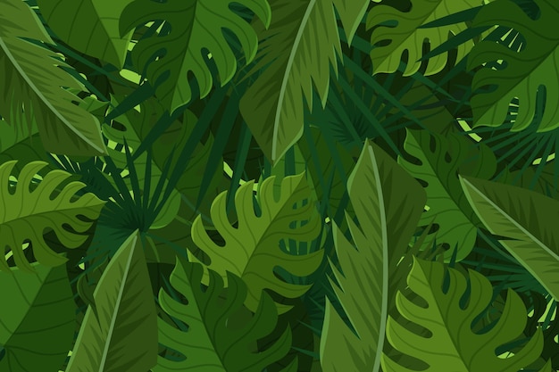 Tropischer Blätterhintergrund