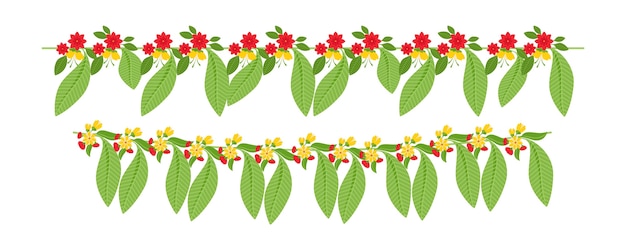 Ugadi Girlande Illustration