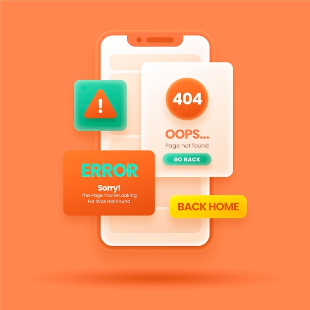 UI-UX-Design mit Farbverlauf