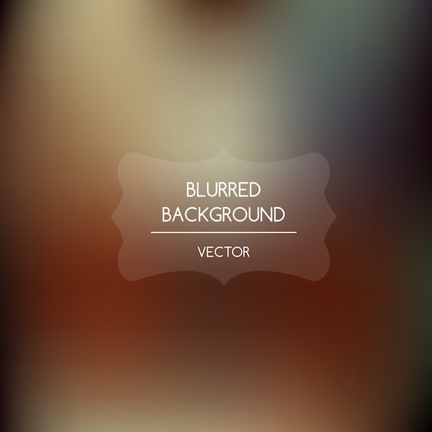 Kostenloser Vektor unscharfen hintergrund vektor