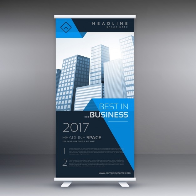 Unternehmen aufrollen Banner-Display