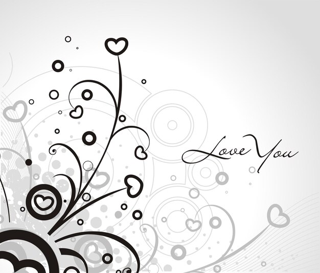 Valentinstag-Herz-Logo-Design-Vektor-Illustration