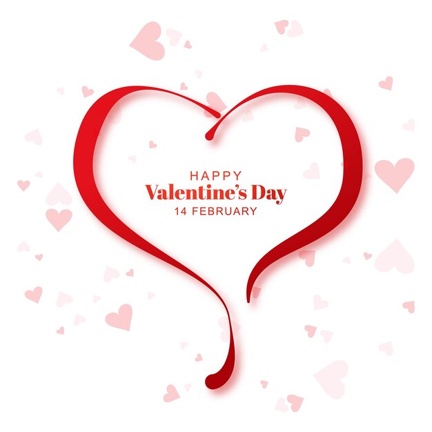 Valentinstag Herzen Konzept Kartenhintergrund