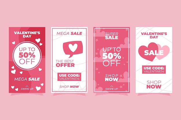 Valentinstag sale story pack