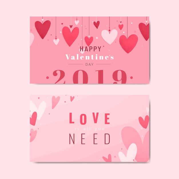 Valentinstag-vektor-design-konzept