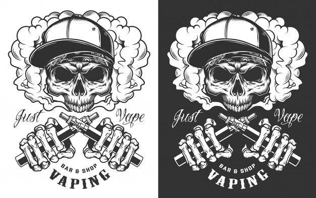 Vaping Bekleidungsillustration