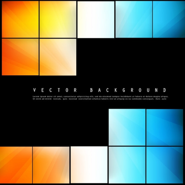 Vector abstrakte geometrische form aus farbwürfeln