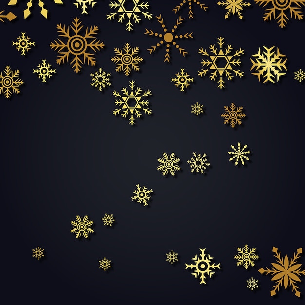 Vector schneeflocken hintergrund