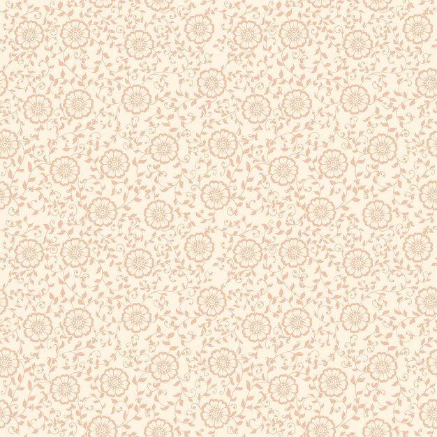 Vektor Blume nahtlose Muster Hintergrund. Elegante Textur für Hintergründe. Klassische Luxus altmodische floralen Ornament, nahtlose Textur für Tapeten, Textil, Verpackung.