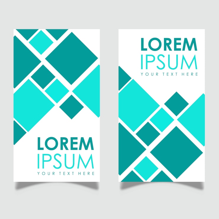 Kostenlose Vektor vektor-broschüre-banner-designs