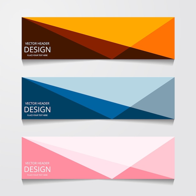 Vektor-Design Banner-Hintergrund modernWeb-Vorlage