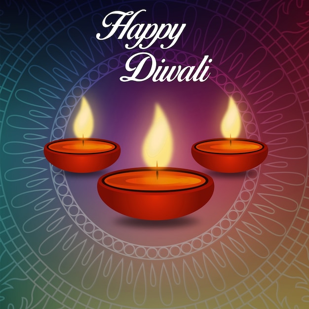 Vektor diwali Hintergrund