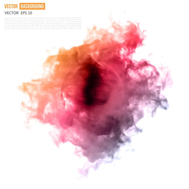 Vektor Farbe Wolke.