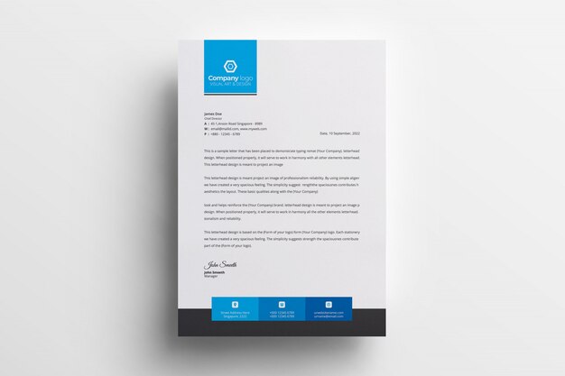Vektor für kreative Briefkopf-Design-Vorlagen