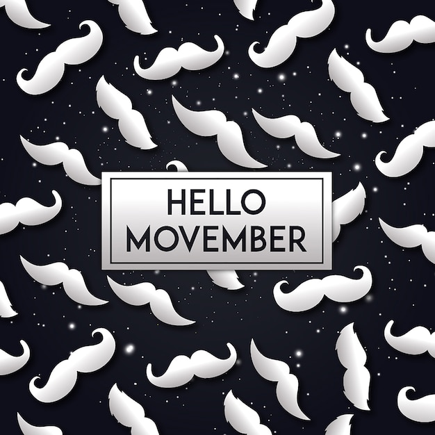 Vektor Movember Hintergründe