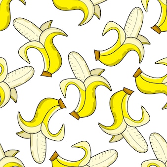 Vektor nahtlose bananenmuster