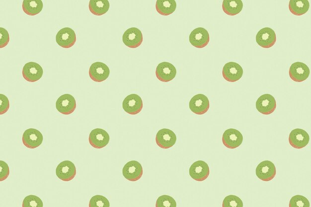 Vektor nahtlose Kiwi-Muster Pastell Hintergrund