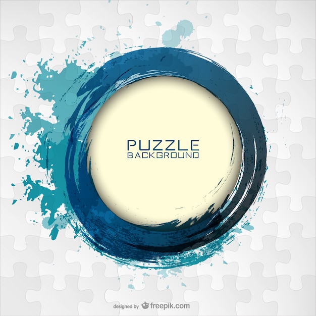 Vektor-puzzle kostenlos template-design