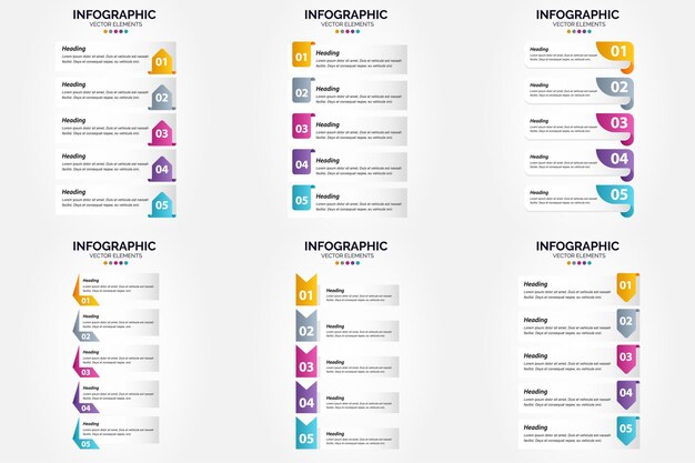 Vektorillustrations-infografiken in flachem design für die werbung in broschüren, flyern und zeitschriften