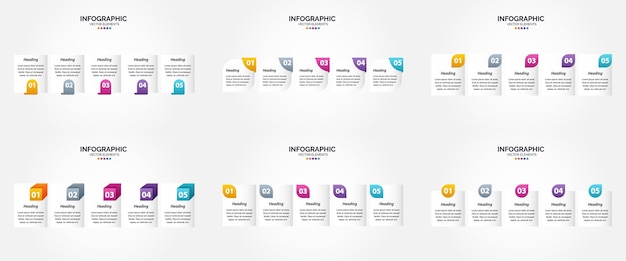 Vektorillustrations-infografiken in flachem design für die werbung in broschüren, flyern und zeitschriften