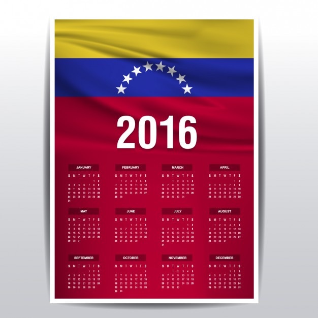 Venezuela-kalender 2016