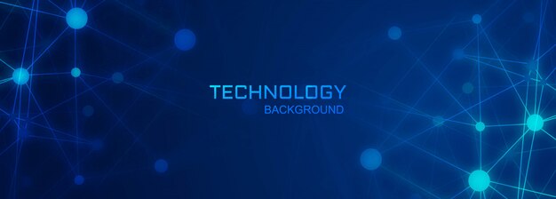 Verbindungsfahnentechnologie-Polygonhintergrund Digital