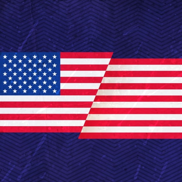 Vereinigte staaten von amerika-flagge