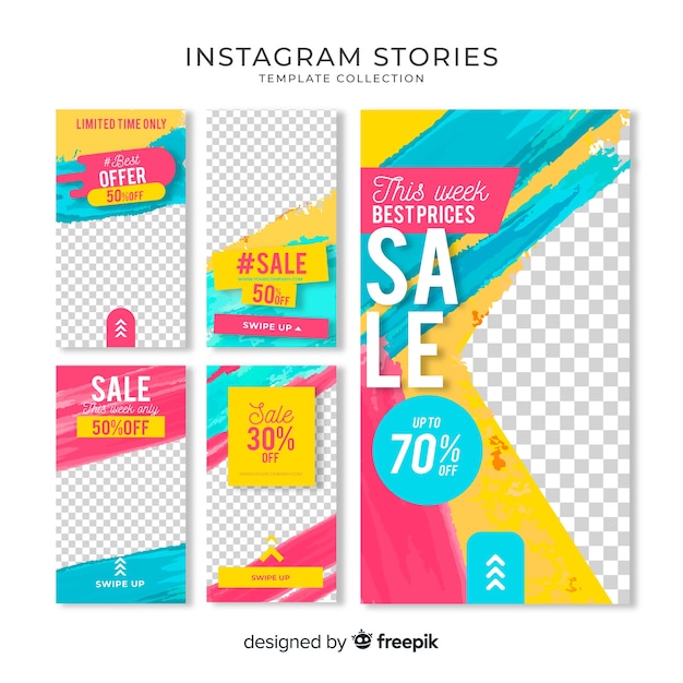 Verkauf instagram geschichten vorlagensammlung