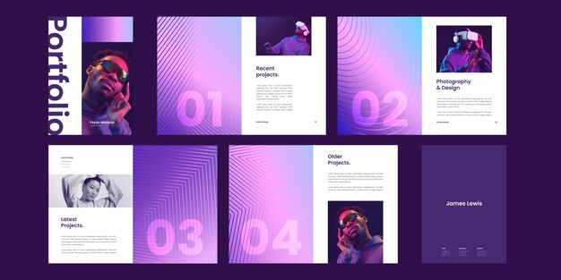 Verlaufsportfolio-Vorlage