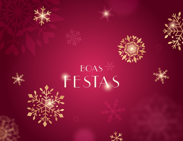 Verschwommene Boas Festas