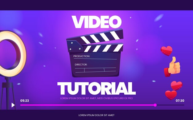 Video-Tutorial Hintergrunddesign