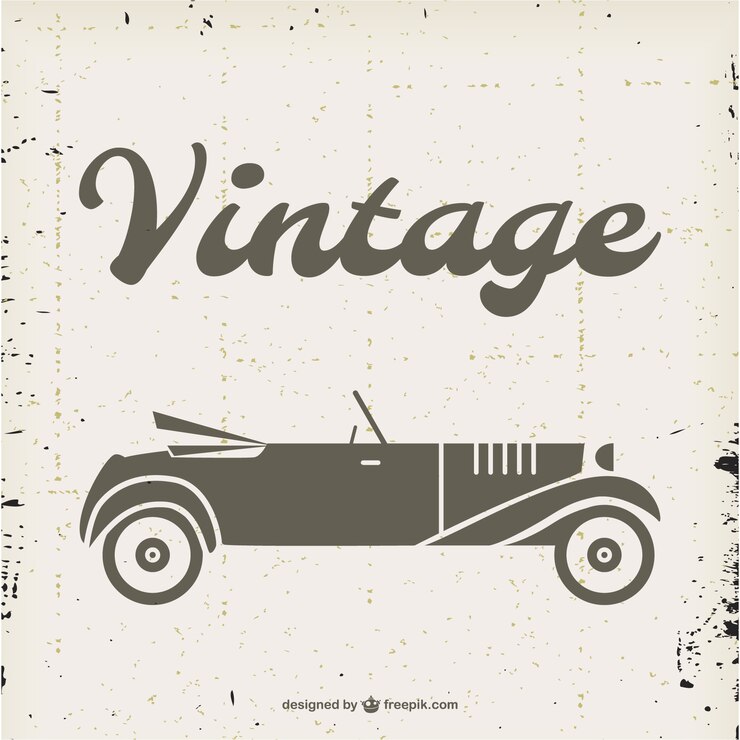 Kostenlose Vektor vintage-cabrio vektor frei