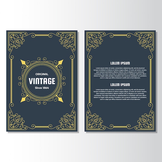 Vintage Hintergrund Design