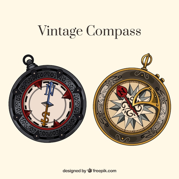 Vintage Kompass Sammlung